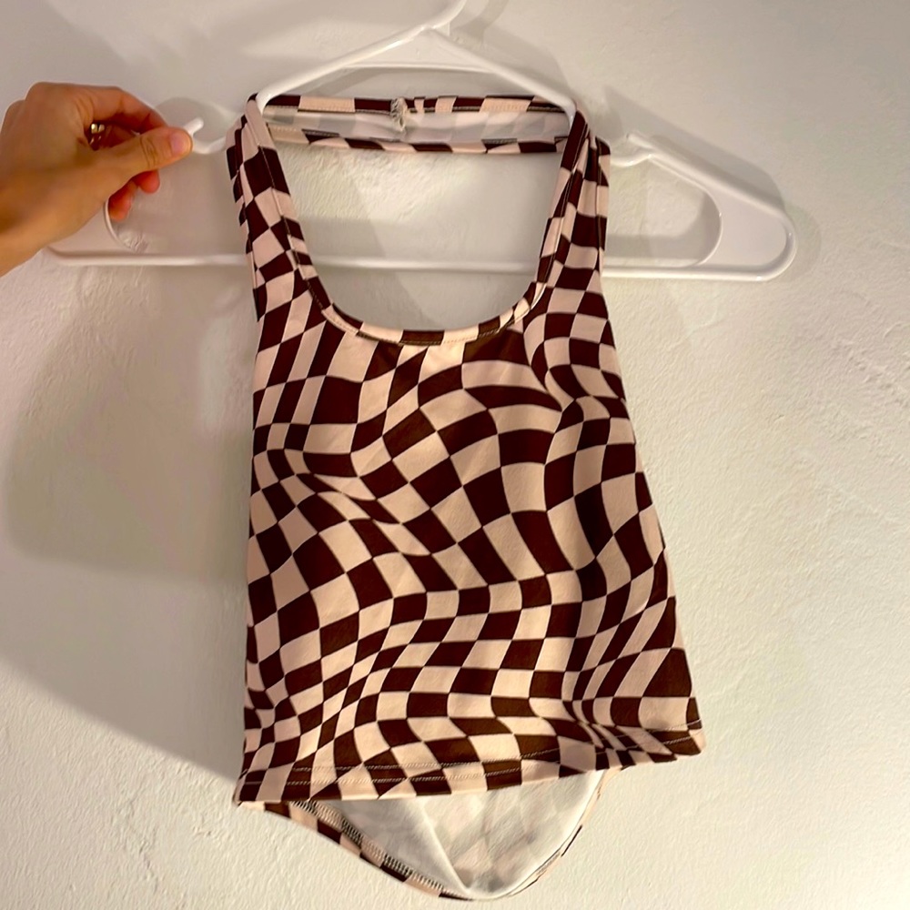 Halter Top Checkered Teen 10-11y